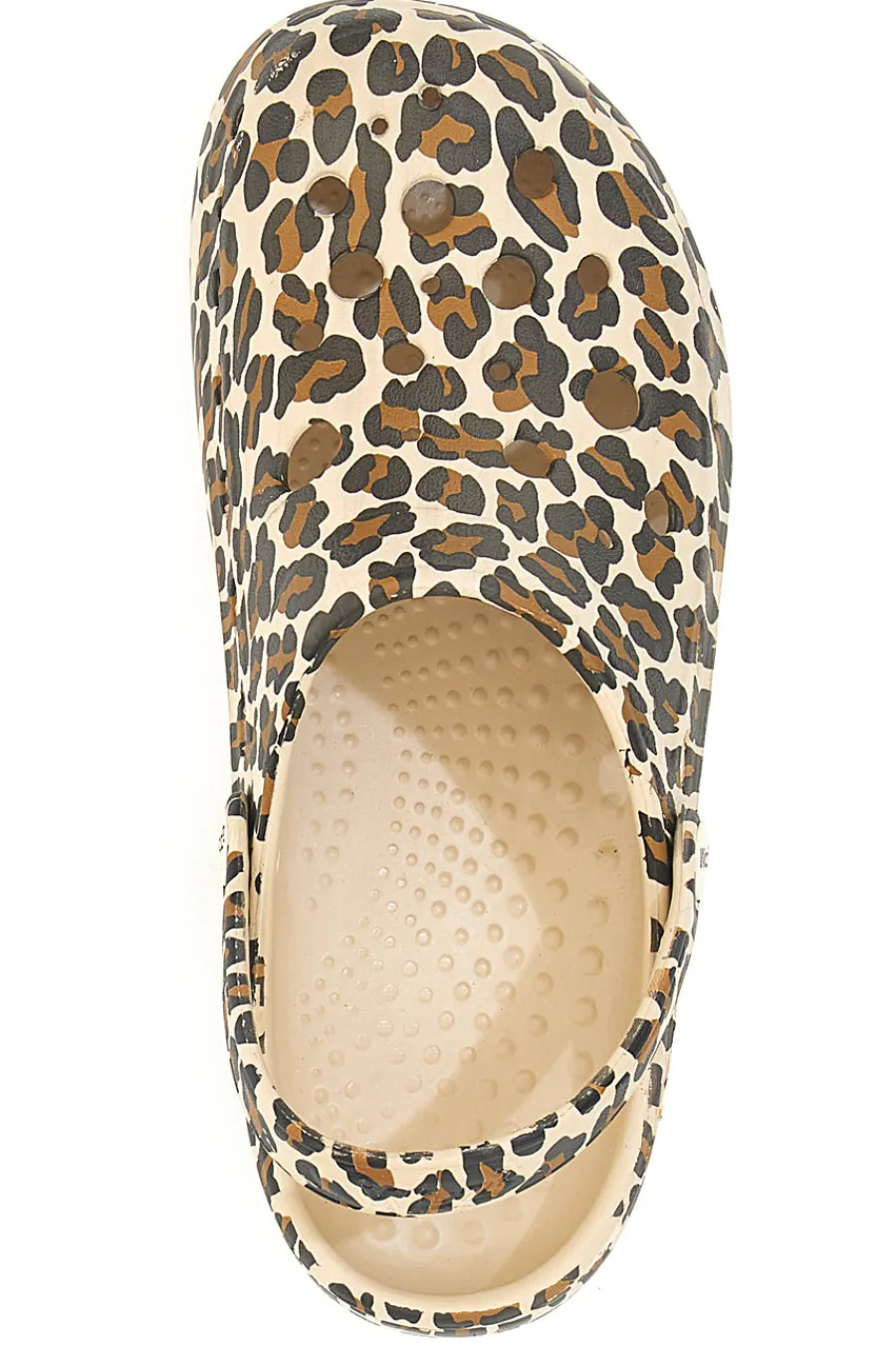 Ciabatte sabot leopardate con cinturino mobile 5-WOZ