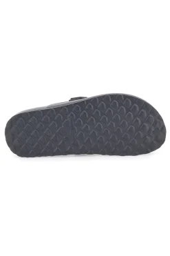 Ciabatte sabot nere in gomma con fibbia EV085-EVERLAST Hot