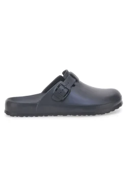 Ciabatte sabot nere in gomma con fibbia EV085-EVERLAST Hot