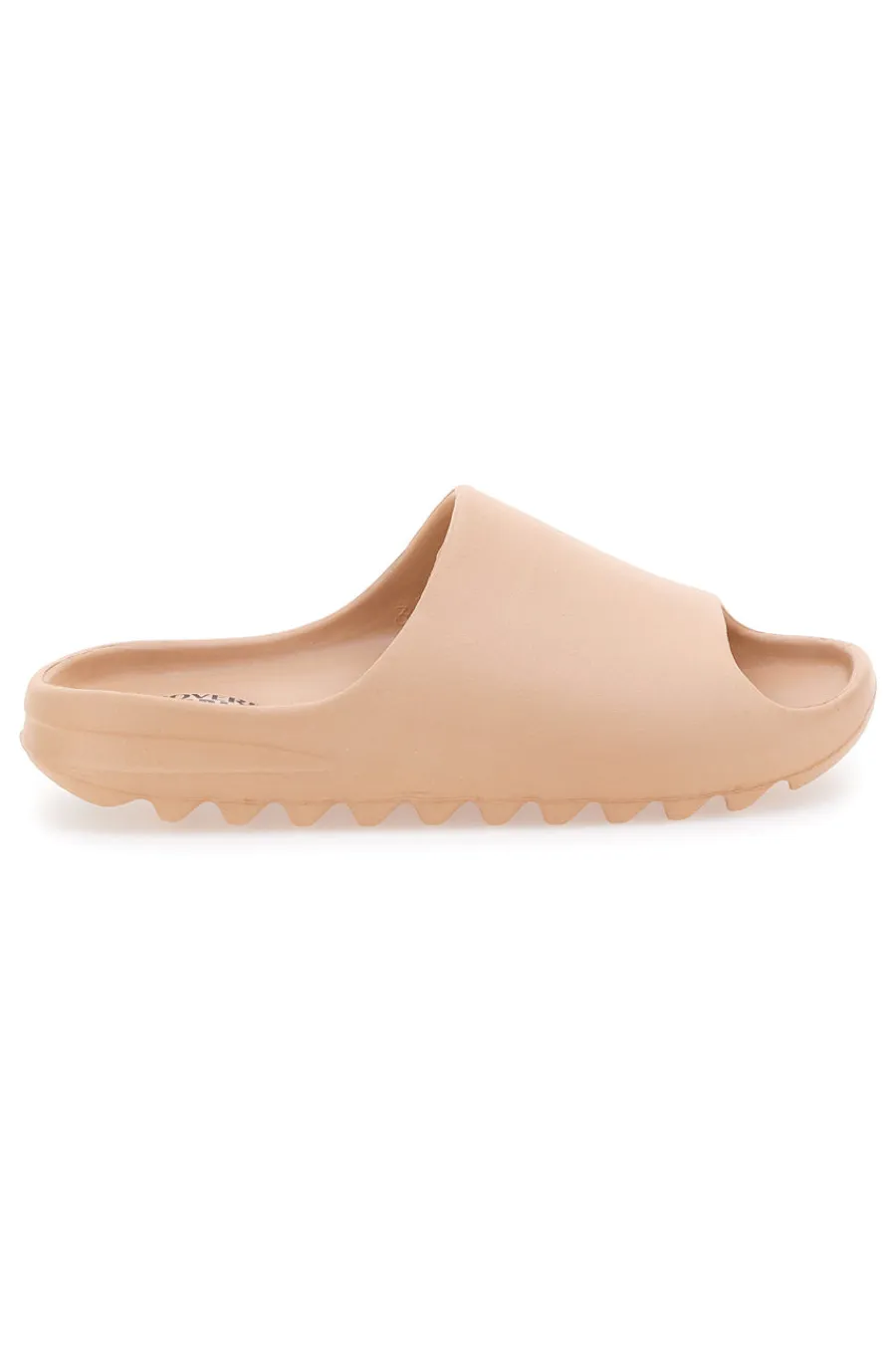 Ciabatte Slide in Gomma Beige World 46-COVERI Hot