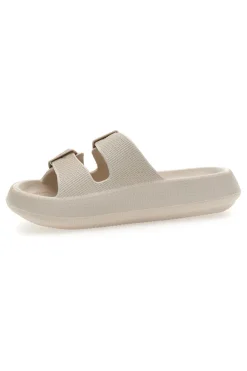 Ciabatte Slide Off White Con Fibbie 02-2T2L Hot