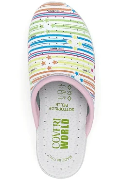 Ciabatte Stampa colorata 24903-COVERI WORLD Discount
