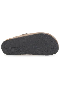 Ciabatte con fibbia in vera pelle 335A013PR-PITTARELLO TIERRA Discount