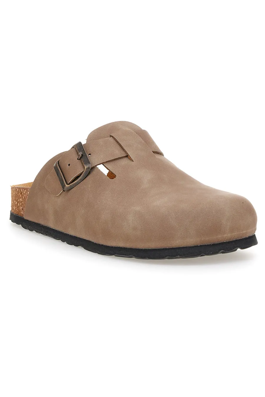 Ciabatte con fibbia in vera pelle 335A013PR-PITTARELLO TIERRA Discount
