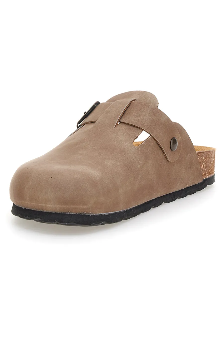 Ciabatte con fibbia in vera pelle 335A013PR-PITTARELLO TIERRA Discount