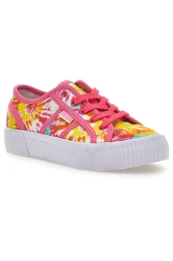 California Canvas Sneakers Fuxia-COVERI Clearance