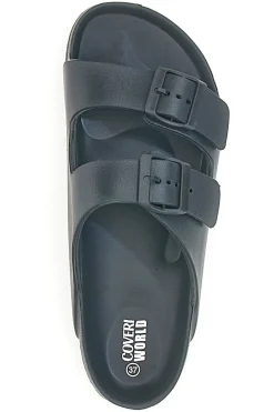 DCW39 Hausschuhe mit Doppelschnalle,-COVERI WORLD Discount