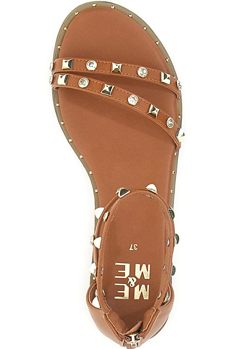 Damensandalen mit Nieten Me & Me 2535-ME u0026 ME New