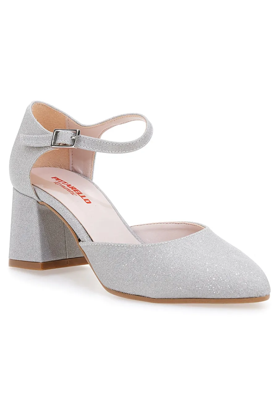Décolleté Argento Con Tacco a Blocco 2781-PITTARELLO ROMANTIC Hot