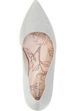 Décolleté argento glitter con tacco medio 5384-PITTARELLO ROMANTIC Online