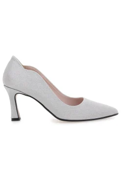Décolleté argento glitter con tacco medio 5384-PITTARELLO ROMANTIC Online