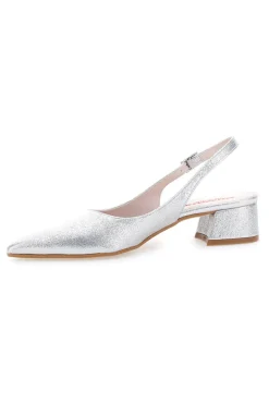 Décolleté Argento Slingback Effetto Brillantini 3123-PITTARELLO ROMANTIC Outlet