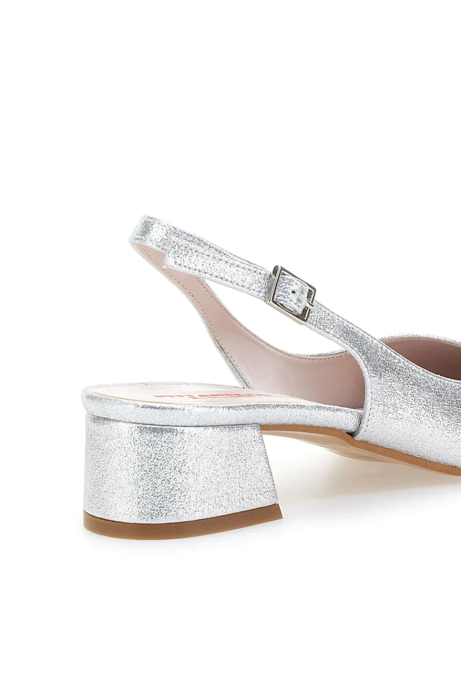Décolleté Argento Slingback Effetto Brillantini 3123-PITTARELLO ROMANTIC Outlet