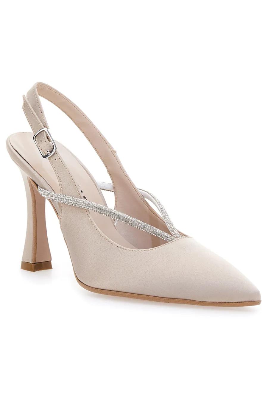 Décolleté Slingback con Strass 100-PITTARELLO Online
