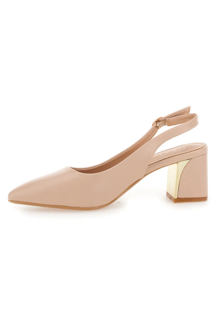 Décolleté Beige slingback tacco medio DQ50233-MON DIEU Online