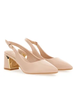 Décolleté Beige slingback tacco medio DQ50233-MON DIEU Online