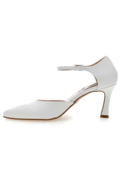 Décolleté bianche con cinturino alla caviglia Made in Italy Pittarello 4373-PITTARELLO VERA Outlet