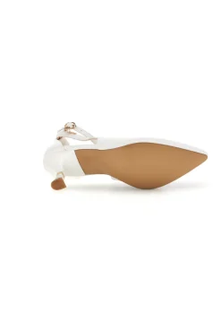 Décolleté bianche con cinturino alla caviglia Burani 51851c1206-MARIELLA BURANI Best