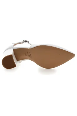 Décolleté bianche con cinturino alla caviglia Made in Italy 4615-PITTARELLO VERA Online