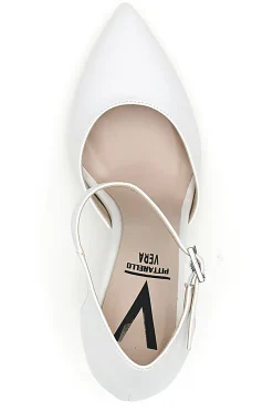 Décolleté bianche con cinturino alla caviglia Made in Italy 4615-PITTARELLO VERA Online