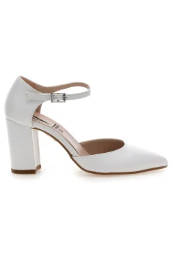 Décolleté bianche con cinturino alla caviglia Made in Italy 4615-PITTARELLO VERA Online