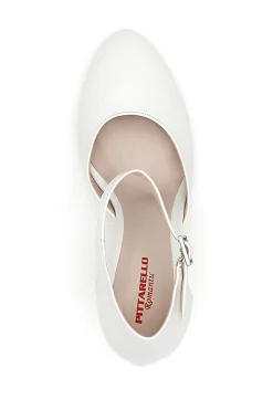 Décolleté Bianche Tacco 8 Cm 2569-PITTARELLO ROMANTIC Discount