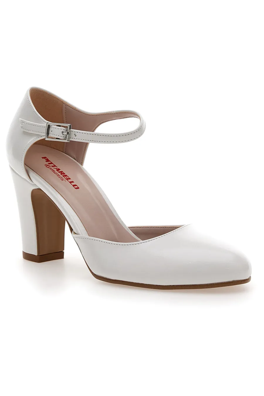 Décolleté Bianche Tacco 8 Cm 2569-PITTARELLO ROMANTIC Discount