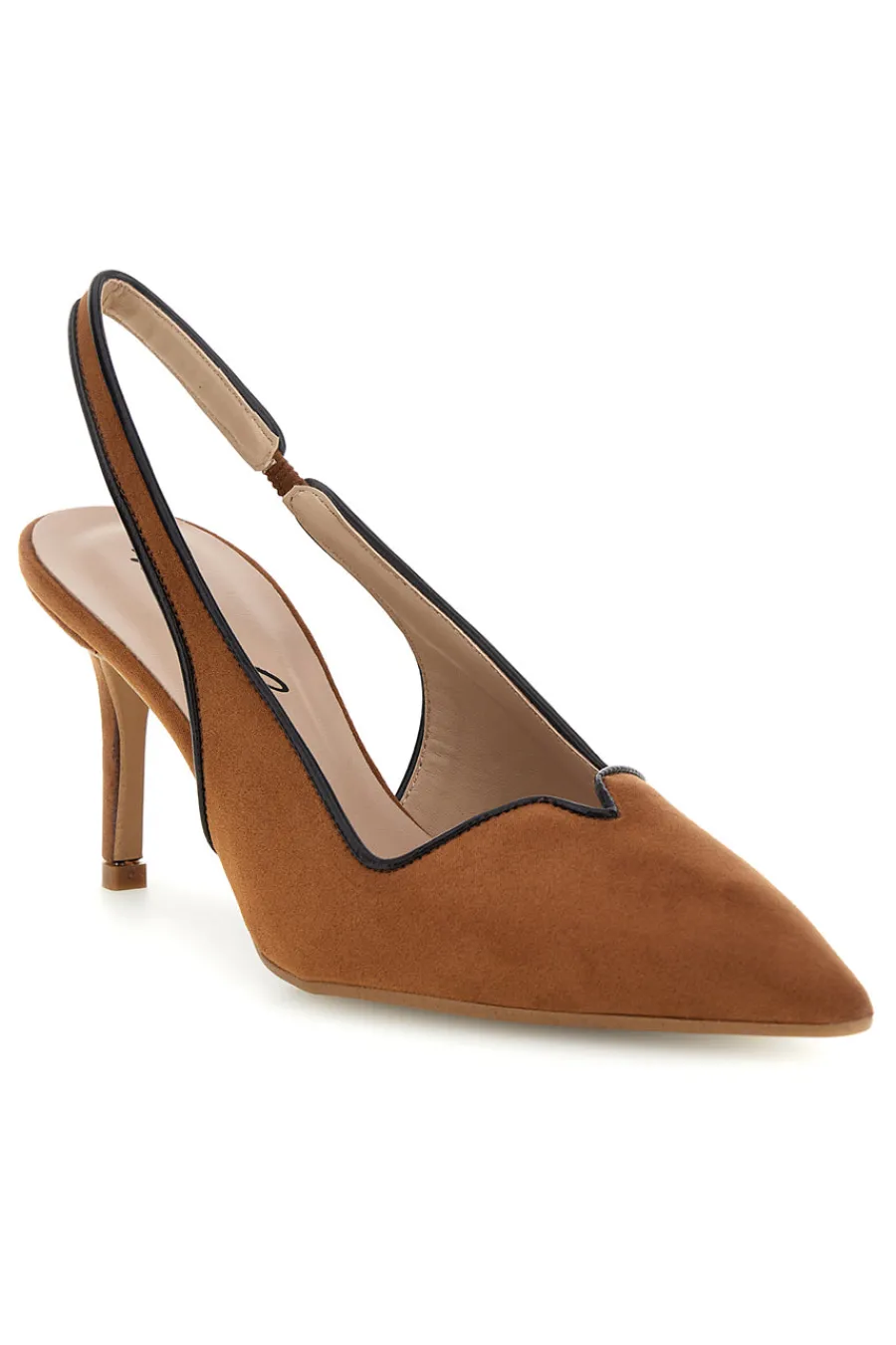 Décolleté color cuoio con cinturino slingback Lavorazione artigianale Made in Italy P0701-FRANCESCA GRITTI Hot