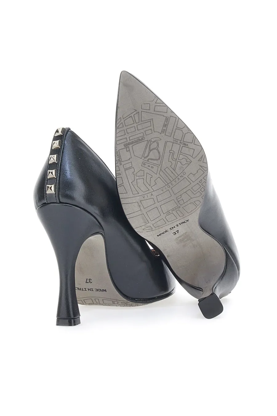 Décolleté con Borchie 3311 Nere-PITTARELLO LOVE Sale