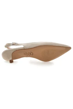 Décolleté da donna beige con cinturino slingback 3123-PITTARELLO GLAM