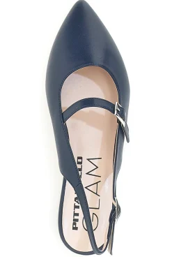 Décolleté da donna blu con cinturino slingback 3888-PITTARELLO GLAM Clearance
