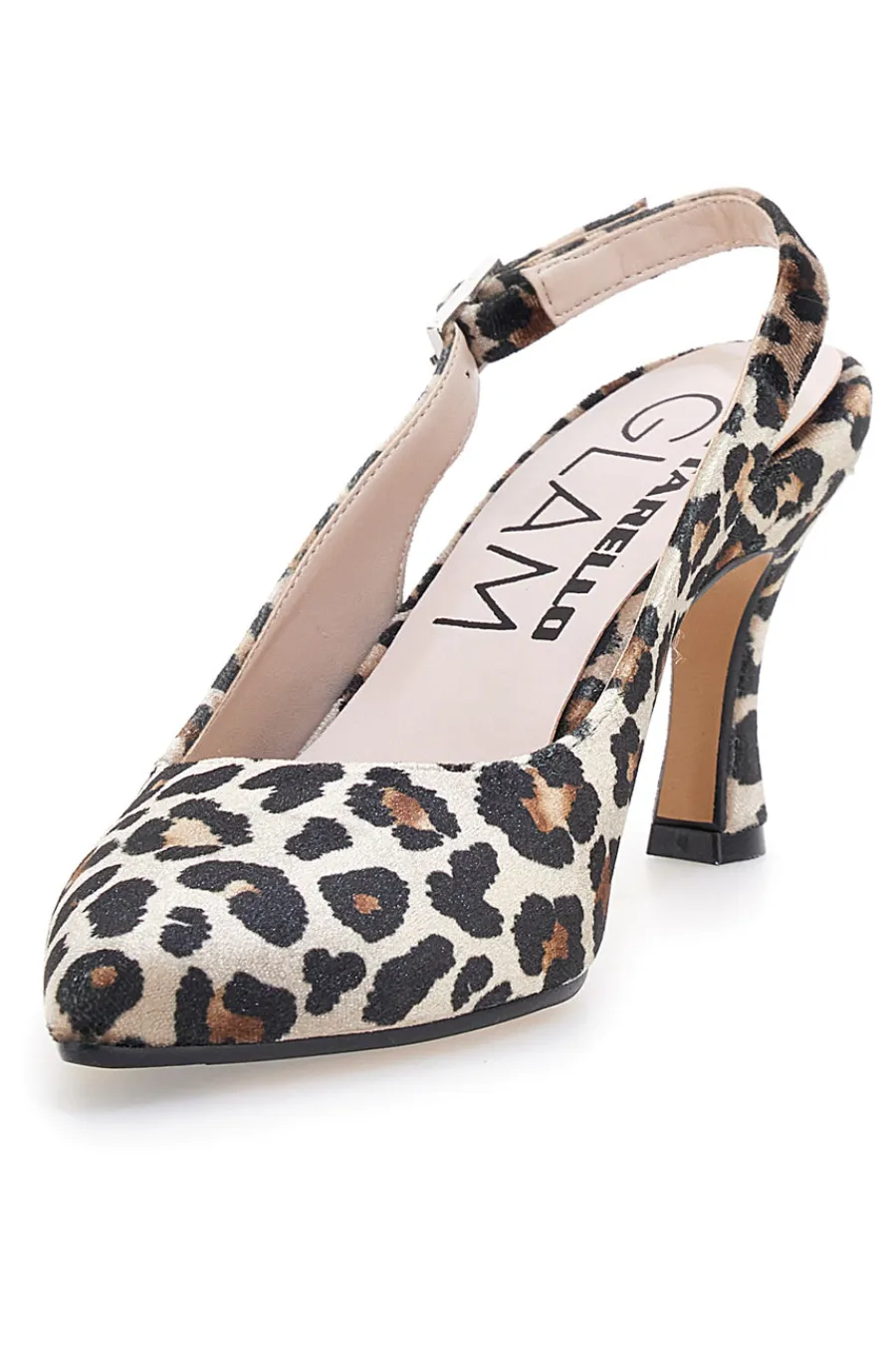 Décolleté da donna leopardato con cinturino slingback 31441-PITTARELLO GLAM Clearance