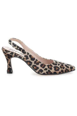 Décolleté da donna leopardato con cinturino slingback 31441-PITTARELLO GLAM Clearance