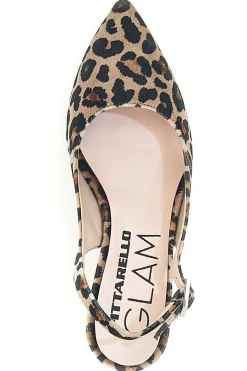 Décolleté da donna leopardato con cinturino slingback 31441-PITTARELLO GLAM Clearance