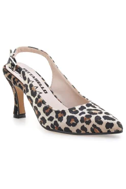 Décolleté da donna leopardato con cinturino slingback 31441-PITTARELLO GLAM Clearance