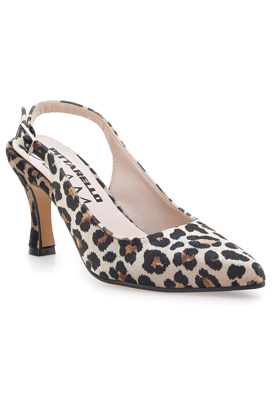 Décolleté da donna leopardato con cinturino slingback 31441-PITTARELLO GLAM Clearance