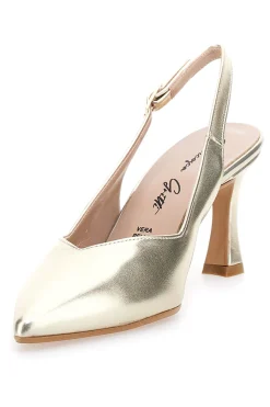 Décolleté da donna oro con cinturino slingback 149-FRANCESCA GRITTI Outlet