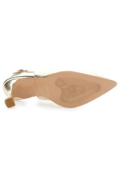 Décolleté da donna oro con cinturino slingback 149-FRANCESCA GRITTI Outlet