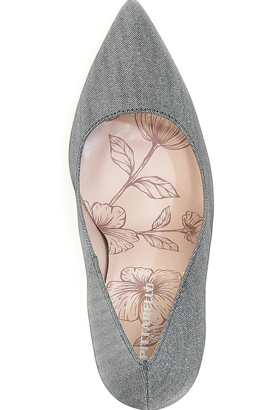 Décolleté grigio scuro glitter con tacco alto 5423-PITTARELLO ROMANTIC Clearance