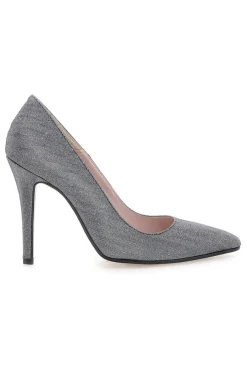 Décolleté grigio scuro glitter con tacco alto 5423-PITTARELLO ROMANTIC Clearance