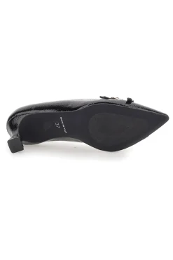 Décolleté in vernice Nera Con tacco a rocchetto 3703-PITTARELLO GLAM Hot