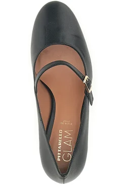Décolleté Mary Jane Nere con Tacco a Rocchetto 3605-PITTARELLO GLAM