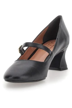 Décolleté Mary Jane Nere con Tacco a Rocchetto 3605-PITTARELLO GLAM