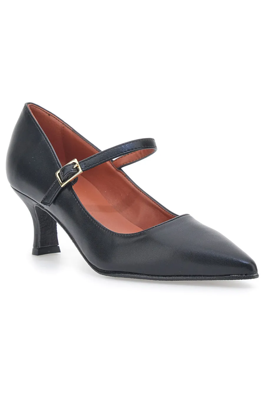 Décolleté Mary Jane nere con tacco basso 6061-PITTARELLO ELITE New