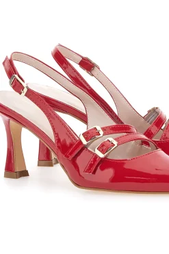 Décolleté Mary Jane Rosso Fuoco 3591-PITTARELLO GLAM Best