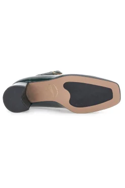 Décolleté Mary Jane Verde Scuro con Cinturini C5010-PITTARELLO New