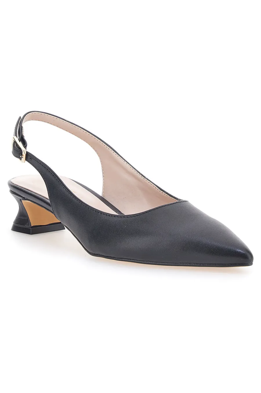 Décolleté Nere A Punta Con Tacco Basso 3614-PITTARELLO GLAM Sale