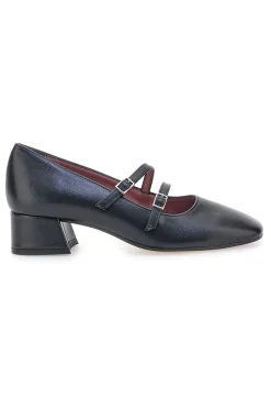 Décolleté nere con cinturini e tacco basso 6685-PITTARELLO GLAM Sale