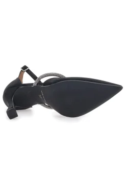 Décolleté nere con cinturini e tacco alto 7092-PITTARELLO LOVE Clearance