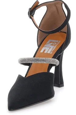 Décolleté nere con cinturini e tacco alto 7092-PITTARELLO LOVE Clearance